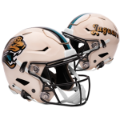 Helmets, Mini Helmets: Jacksonville Jaguars Speed Mini Football Helmet <B>RETRO</B>