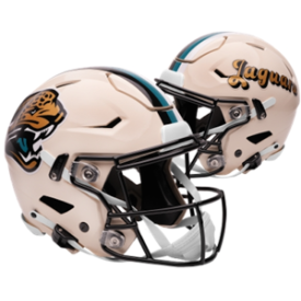 Jacksonville Jaguars Speed Football Helmet <B>RETRO</B>