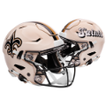 Helmets, Mini Helmets: New Orleans Saints Speed Mini Football Helmet <B>RETRO</B>