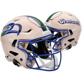 Seattle Seahawks Speed Mini Football Helmet <B>RETRO</B>