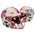 Helmets, Mini Helmets: NFL Shield Speed Mini Football Helmet <B>RETRO</B>