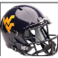 West Virginia Mountaineers Speed Football Helmet <i>Glossy Navy</i>