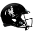 Wyoming Cowboys NCAA Mini Speed Football Helmet <i>Black</I>