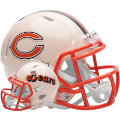 Helmets, Mini Helmets: Chicago Bears Speed Mini Football Helmet <B>RETRO</B>