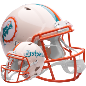 Miami Dolphins Speed Football Helmet <B>RETRO</B>