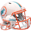 Miami Dolphins Speed Replica Football Helmet <B>RETRO </B>