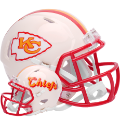 Helmets, Mini Helmets: Kansas City Chiefs Speed Mini Football Helmet <B>RETRO</B>