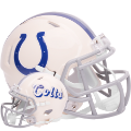 Helmets, Mini Helmets: Indianapolis Colts Speed Mini Football Helmet <B>RETRO</B>