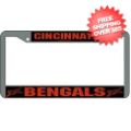 Car Accessories, License Plates: Cincinnati Bengals License Plate Frame Chrome