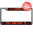 Cincinnati Bengals License Plate Frame Chrome