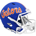 Helmets, Full Size Helmet: Florida Gators Speed Replica Football Helmet <i>Matte Blue</i>