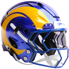 Los Angeles Rams Axiom Football Helmet