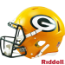 Green Bay Packers Speed Football Helmet