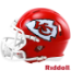 Kansas City Chiefs NFL Mini Speed Football Helmet