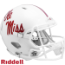 Mississippi (Ole Miss) Rebels Speed Football Helmet <i>White Metallic</i>