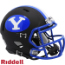 Brigham Young Cougars NCAA Mini Speed Football Helmet <i>Matte Black</i>