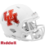 Houston Cougars NCAA Mini Speed Football Helmet <B>Matte w/Chrome Decal</B>