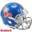 Mississippi (Ole Miss) Rebels NCAA Mini Speed Football Helmet <i>Powder Blue</i>