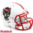 North Carolina State Wolfpack NCAA Mini Speed Football Helmet <i>White Tuffy</i>