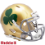 Notre Dame Fighting Irish NCAA Mini Speed Football Helmet <i>Shamrock</i>