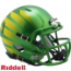 Oregon Ducks NCAA Mini Speed Football Helmet <B>Painted w/Wing</B>