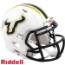 South Florida Bulls NCAA Mini Speed Football Helmet <i>White</i>