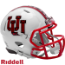 Utah Utes NCAA Mini Speed Football Helmet <B>Tribal Pattern</B>