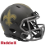 New Orleans Saints NFL Mini Speed Football Helmet <B>SALUTE TO SERVICE 4 SALE</B>