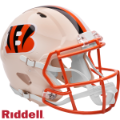 Helmets, Full Size Helmet: Cincinnati Bengals Speed Football Helmet <B>RETRO</B>