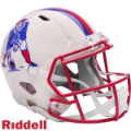 Helmets, Full Size Helmet: New England Patriots Speed Replica Football Helmet <B>RETRO </B>