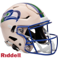 Helmets, Full Size Helmet: Seattle Seahawks SpeedFlex Football Helmet <B>RETRO</B>