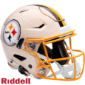 Helmets, Full Size Helmet: Pittsburgh Steelers SpeedFlex Football Helmet <B>RETRO</B>