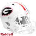 Helmets, Full Size Helmet: Georgia Bulldogs Speed Replica Football Helmet <i>White</i>