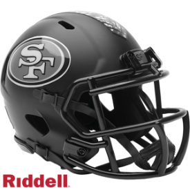 San Francisco 49ers NFL Mini Speed Football Helmet <B>SALUTE TO SERVICE 5</B>