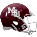 Helmets, Mini Helmets: Mississippi State Bulldogs NCAA Mini Speed Football Helmet <i>Maroon</i>