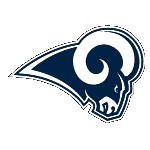 Los Angeles Rams Football Helmets