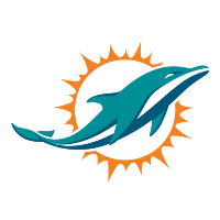 Miami Dolphins Football Helmets